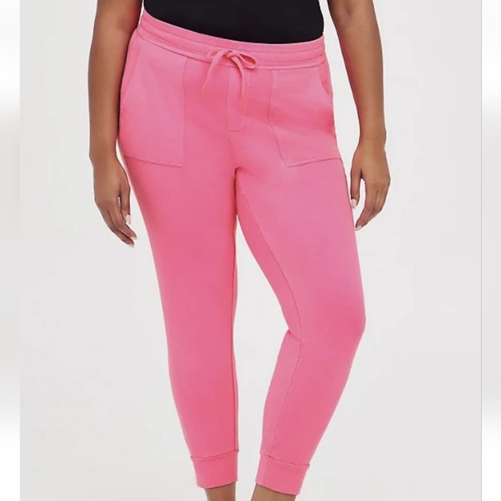 Torrid Comfy Classic Fit Jogger Pants Pink Plus Size Loungewear
